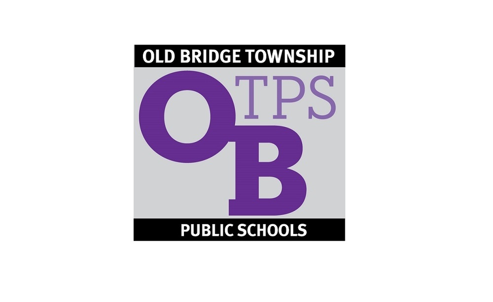 Purple and black logo reading, "Old Bridge Township Public Schools."