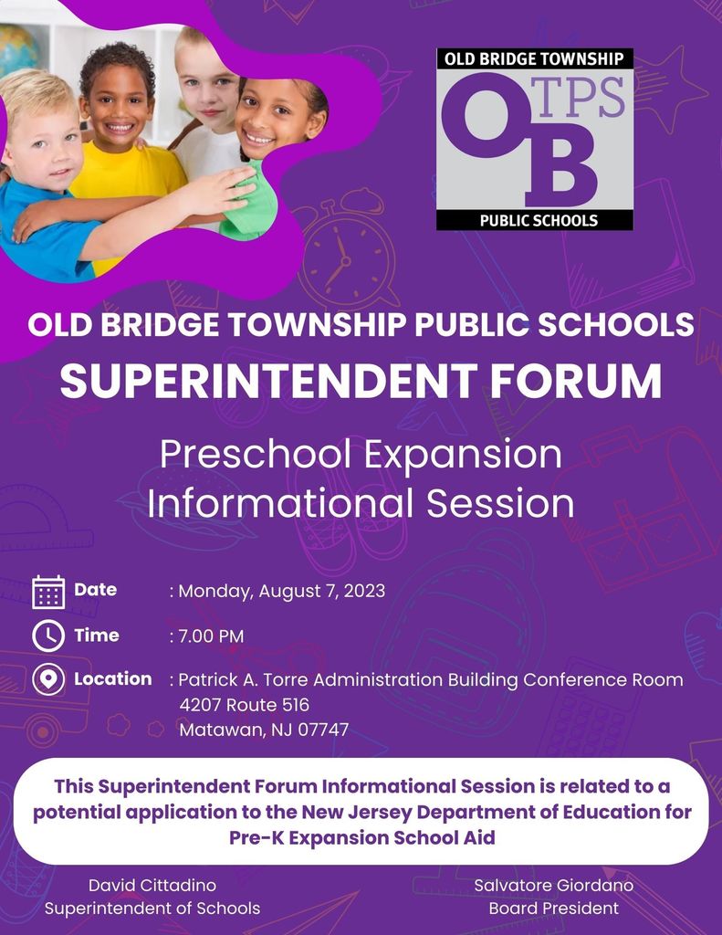 Preschool Expansion Informational Session Flyer 8/7/2023