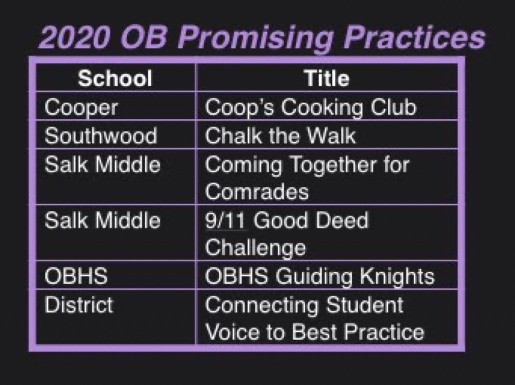 2020 OB Promising Practices